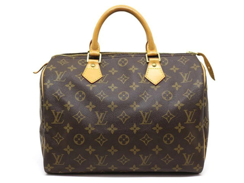 LOUIS VUITTON bag handbag Speedy Monogram Leather Brown